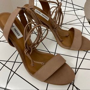 Steve Madden Open Toe Wrap Ankle Stiletto Sandals